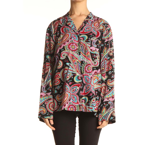 SOLD Vera Bradley Beautiful Floral All Day Wear Blouse - Picture 8 of 10